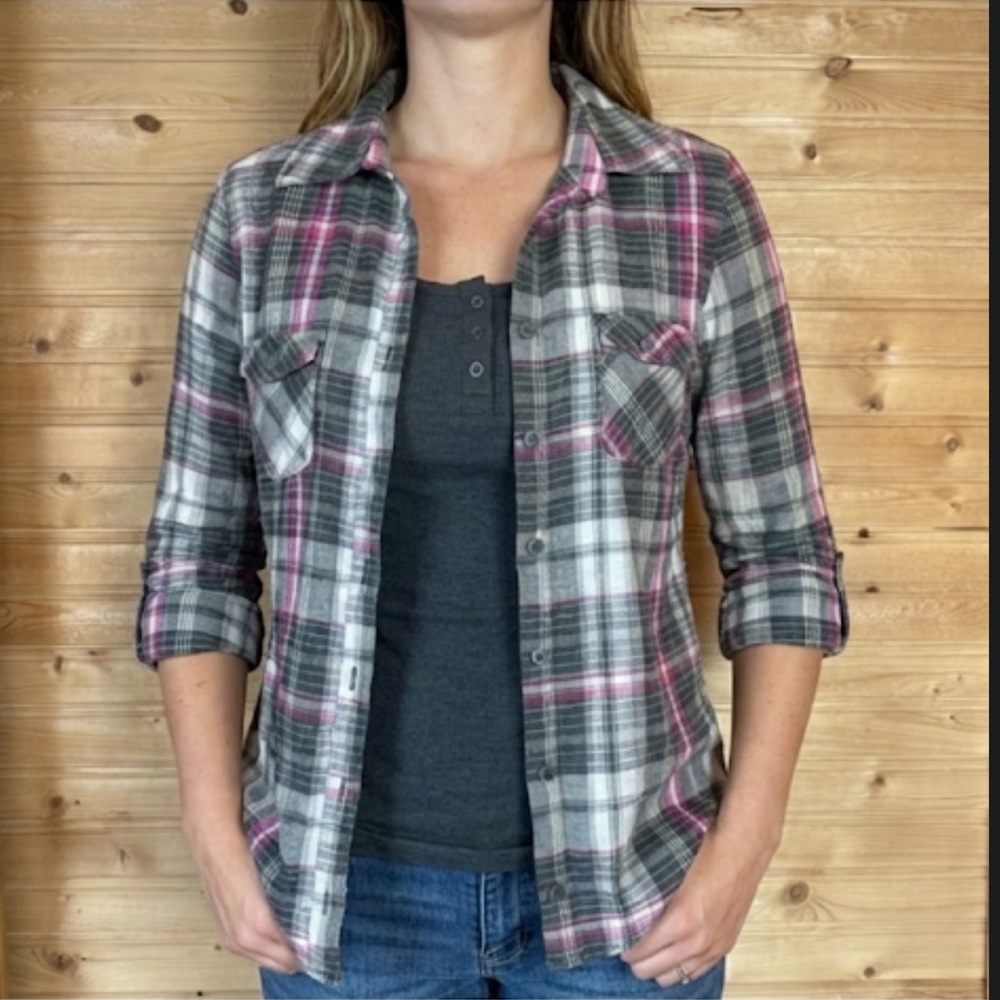 Layered Top by Cato Tank and Button Up all in one size small